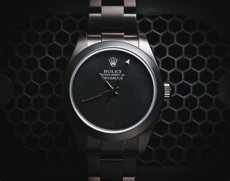 rolex milgauss dark knight by titan black|rolex milgauss black diamond.